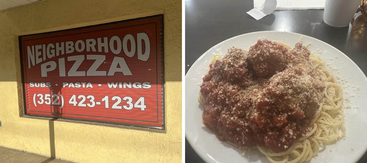 Neighborhood Pizza Menu